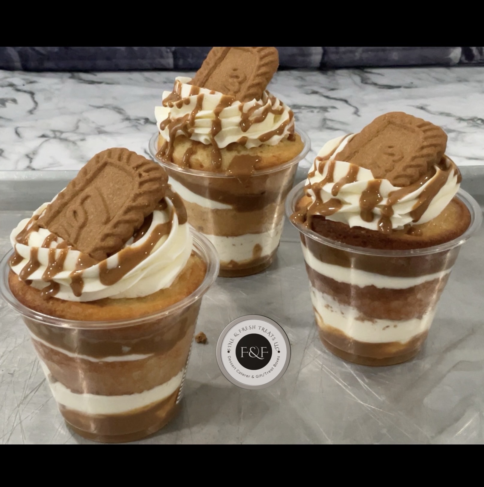 Biscoff cake cup